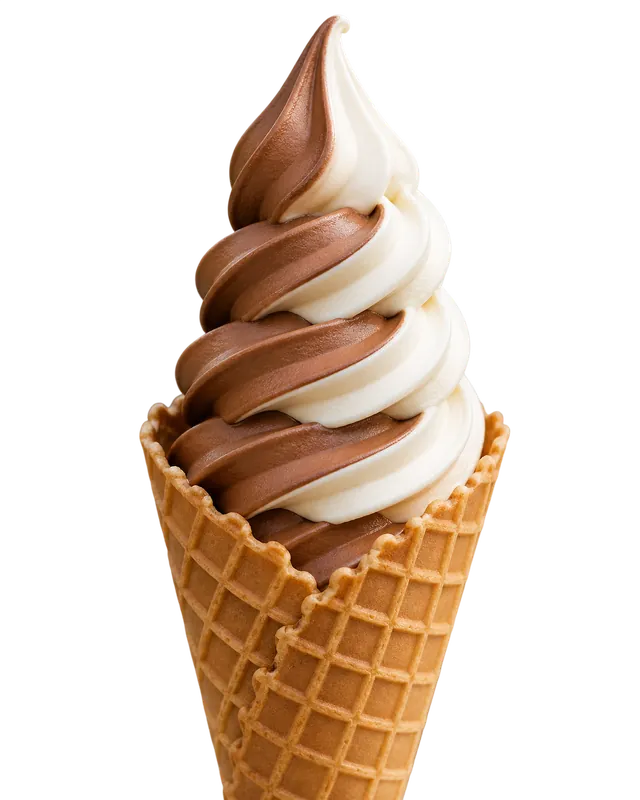 Signature soft serve cone